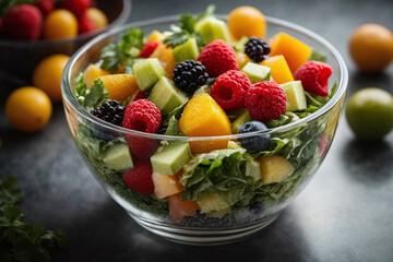 fruits salad in a bowl