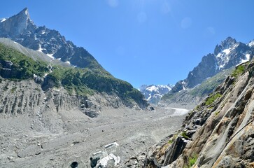 Mer de glace - Massif du Mont Blanc - Chamonix - France