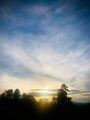 atardecer y su paisaje
