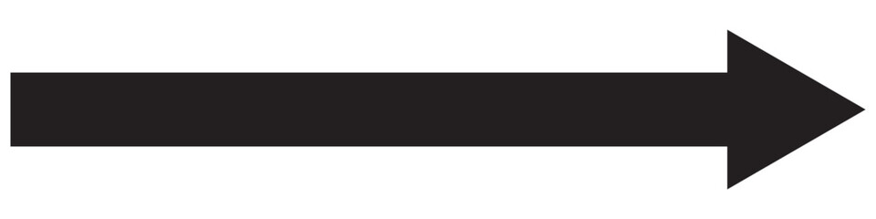 Long Arrows vector . Big arrow, cursor vector. Long line arrow vector. Big arrow for web design. Large arrow vector and icon.