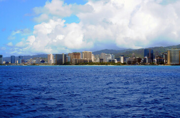 Obraz premium City of Honolulu Hawaii