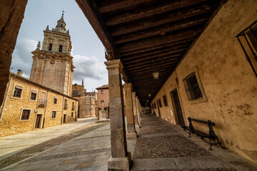 La Asuncion's cathedral in El Burgo de Osma. Soria. Spain. Europe.