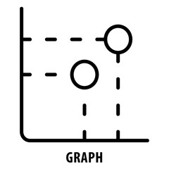 Graph, icon, Graph, Chart, Diagram, Data Visualization, Graphic, Plot, Diagrammatic Representation, Graphical Display, Visual, Graph Icon