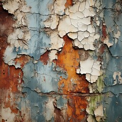 Image of a Weathered Wall Texture, generative ai.
