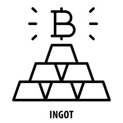 Ingot, icon, Ingot, Bar, Bullion, Metal Bar, Precious Metal, Gold Ingot, Silver Bar, Metal Ingot, Alloy Bar, Ingot Icon