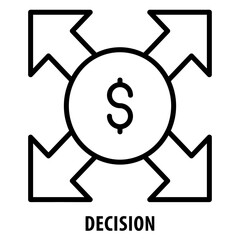 Decision, icon, Decision, Choice, Judgment, Selection, Decision Icon, Making a Choice, Decision Making, Opting, Decision Point