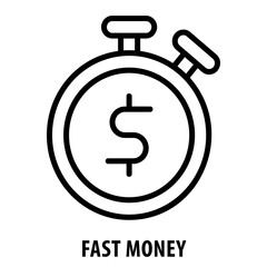 Fast Money, icon, Fast Money, Quick Cash, Speedy Money, Fast Money Icon, Rapid Cash, Quick Payment, Swift Currency, Instant Money, Speedy Transactions
