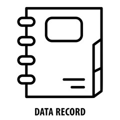 Data Record, icon, Data Record, Record, Data Logging, Data Record Icon, Information, Recordkeeping, Database, Recording, Log