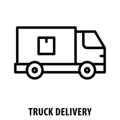 Truck Delivery, icon, Truck Delivery, Delivery Truck, Shipping Truck, Truck Icon, Cargo Truck, Transportation, Delivery Service, Freight