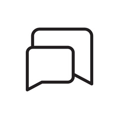 Naklejka premium Chat Icon