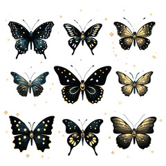 butterfly silhouette, butterfly svg, butterfly png, butterfly illustration, butterfly clipart, butterfly, insect, wing, nature, animal, fly, beauty, wings, swallowtail, yellow, vector, macro, summer, 