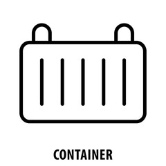 Container, icon, Container, Shipping Container, Container Icon, Cargo Container, Freight, Storage, Container Symbol