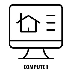 Computer, icon, Computer, Desktop Computer, PC, Computer Icon, Personal Computer, Technology, Digital Device, Computing