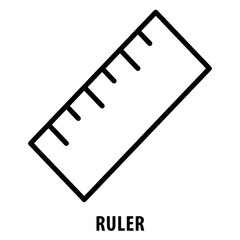 Ruler, icon, Ruler, Measurement Ruler, Ruler Icon, Straightedge, Measuring Tool, Scale, Ruler Symbol