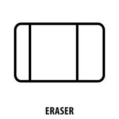 Eraser, icon, Eraser, Rubber Eraser, Eraser Icon, Correction, Erasing, Delete, Eraser Symbol