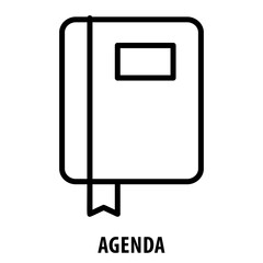 Agenda, icon, Agenda, Planner, Agenda Icon, Schedule, Plan, Calendar, Agenda Symbol