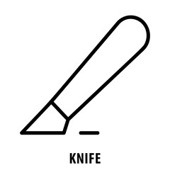 Knife, icon, Knife, Cutting Knife, Knife Icon, Sharp Tool, Cutting, Weapon, Knife Symbol