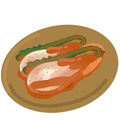 김치 일러스트