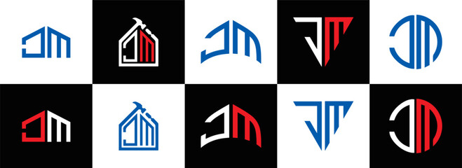 CM logo. C M design. White CM letter. CM, C M letter logo design. Initial letter CM linked circle uppercase monogram logo. C M letter logo vector design. CM letter logo design five style.	
