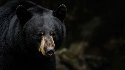 Urso negro - Papel de parede