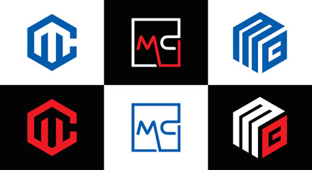 MC logo. M C design. White MC letter. MC, M C letter logo design. Initial letter MC linked circle uppercase monogram logo. M C letter logo vector design. MC letter logo design five style.	
 - obrazy, fototapety, plakaty