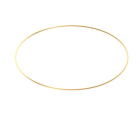 Realistic golden frame