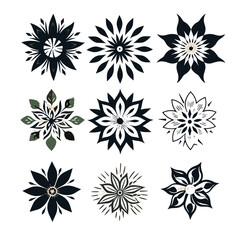 flower vector, flower silhouette, flower svg, flower png, herb png, herb silhouette, flower, pattern, vector, floral, seamless, illustration, design, flowers, set, spring, art, nature, wallpaper, deco