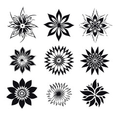 flower vector, flower silhouette, flower svg, flower png, herb png, herb silhouette, flower, pattern, vector, floral, seamless, illustration, design, flowers, set, spring, art, nature, wallpaper, deco