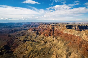 Grand Canyon, Arizona, USA. Travel Grand Canyon national park aerial view
