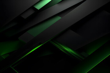 black with green accents minimalist background