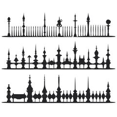vector, architecture, silhouette, church, building, illustration, city, travel, mosque, castle, symbol, tower, icon, landmark, religion, cathedral, istanbul, art, house, design, moscow, europe, old, d