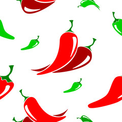 chili peppers seamless pattern | Chili pattern wrapping paper