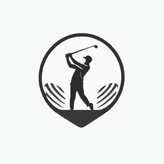 Golf Logo Design EPS Format Very Cool