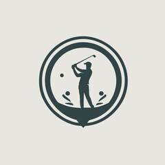 Golf Logo Design EPS Format Very Cool