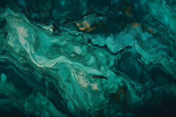 Marble wallpaper with emerald color gradient background texture