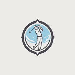 Golf Logo Design EPS Format Very Cool