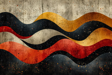 Obraz premium abstract background with vibrant colors and lines 