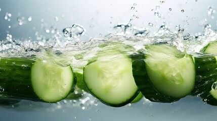 Professional food photography of Cucumber
