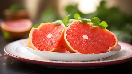 Professional food photography of Grapefruit salad