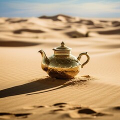 teapot and cup