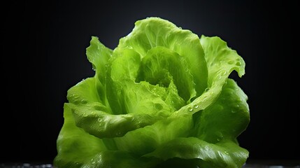 Professional food photography of Lettuce