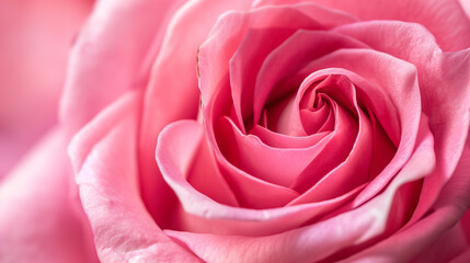 Rosa cor de rosa - Papel de parede macro - obrazy, fototapety, plakaty