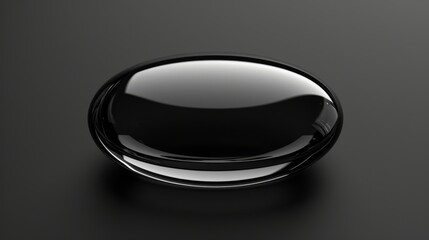 Black background with a circular glass ball in the center of the image.