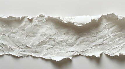 Half a Paper, A Simple, Straightforward Piece of Paper That Has Been Cut in Half.