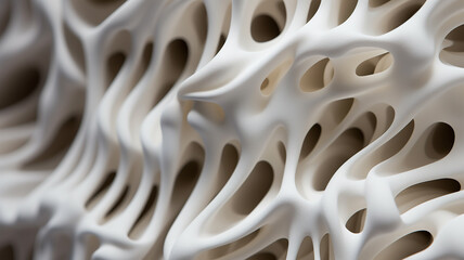 a close up shot of the surface of a 3d Printed