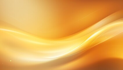 gold light trail, golden energy flow abstract background, Generative Ai