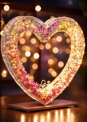 color decorative heart valentine's day gift