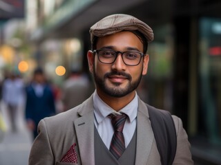 indian hindu male employee or manager