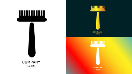 Fototapeta premium paint logo, paint service logo, paint logo vector