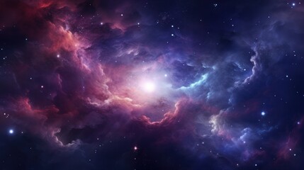 Colorful Nebula in Scifi Universe, Background, Wallpaper